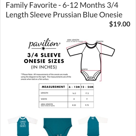 6-12 month onesie - Picture 5 of 5